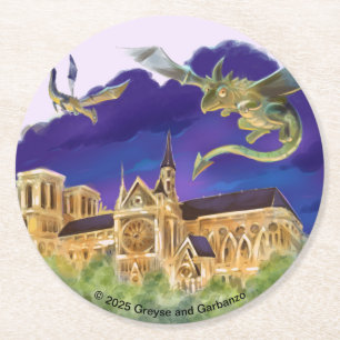 Rond Gargouille Notre-Dame - Paris Dessous de Verre (6)