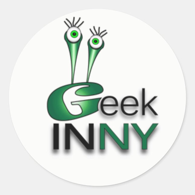 Rond Geek Dans NY Small Sticker (Devant)