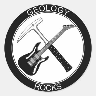 Rond Géologie Rocks Classic Round Sticker (L)