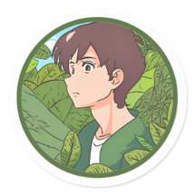 Ghibli Sticker : Une Journée de la Nature Amoureus