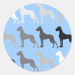 Rond Grand Sticker Danois grand