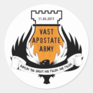 Rond Grand Sticker de l'armée apostatique