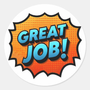 Rond Grand Sticker Motivationnel - Encourager le succès