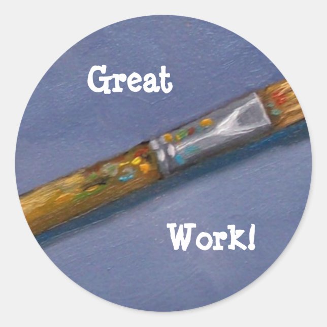 ROND GRAND TRAVAIL : STICKER : PEINTBRUSH (Devant)