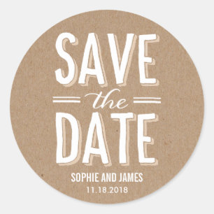 Rond Gros Jour Sauvegardez Le Sticker Date