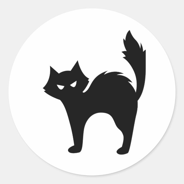 Rond Grumpy CatMan Sticker (Devant)