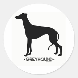Rond Gryhound Sticker