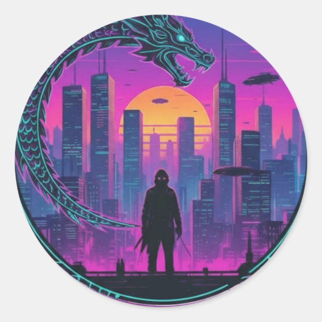 Rond Hacker x ray Sticker (Devant)