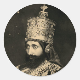 Rond Haile eux - Messiah - Jah Rastafari Sticker