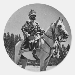 Rond Haile eux - Messiah - Jah Rastafari Sticker