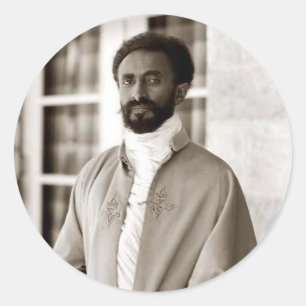 Rond Haile Selassie - Messiah - Jah Rastafari Sticker