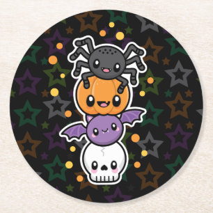 Rond Halloween traite des dessous de verre