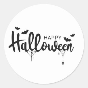 Rond Happy Halloween Sticker