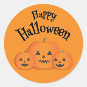 Rond Happy Halloween Sticker