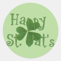 Happy Sticker du jour de St. Pat's