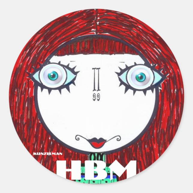 ROND HESTER BESSIE METTS STICKER (Devant)