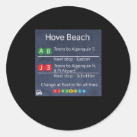 Hove Beach - Métro Liberty City - Sticker Gta Iv