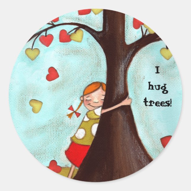 Rond Hugger d'arbre - Sticker (Devant)
