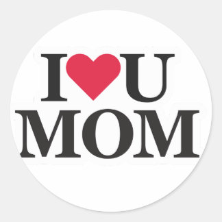 Rond I Love Maman Sticker