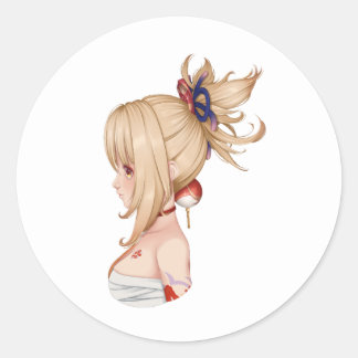 Rond Impact de Genshin : Sticker Yoimiya (fanart)