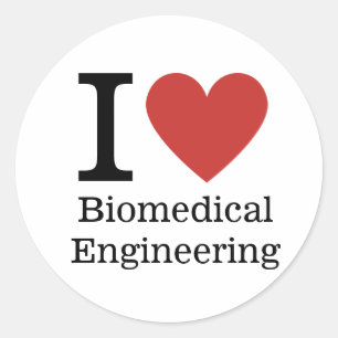 Rond J❤️aime le STICKER de génie biomédical
