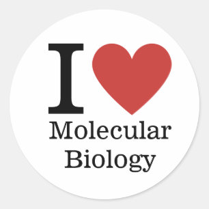 Rond J❤️Aime STICKER EN Biologie Moléculaire
