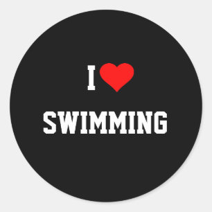 Rond J'ADORE NAGER Sticker
