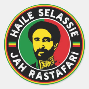 Rond Jah Rasta Sticker