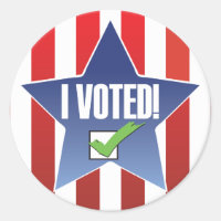 J'Ai Voté ! Sticker de Badge