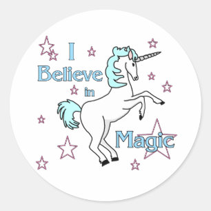Rond Je Crois En Sticker Magique