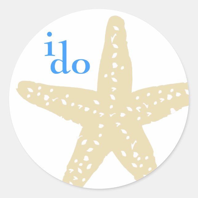 Rond Je fais Sticker Starfish (Devant)