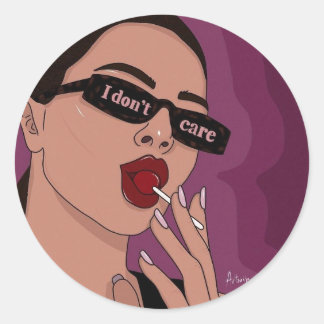 ROND JE NE M'OCCUPE PAS DE STICKER
