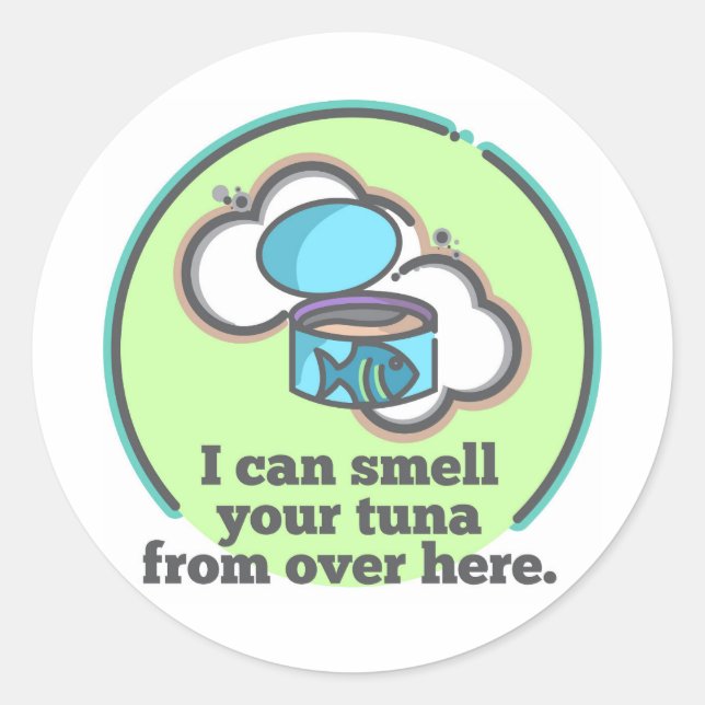Rond Je Peux Sentir Votre Sticker À Thon (Devant)