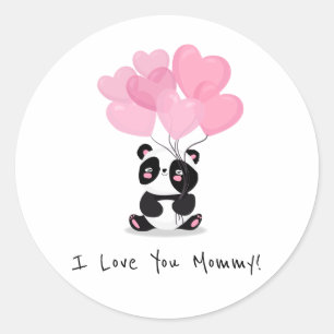 Rond Je t'aime Fête des mères de maman   Sticker