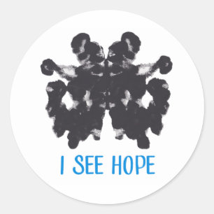 Rond Je Vois Sticker Hope