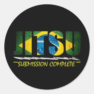 Rond Jitsu - Soumission BJJ Sticker complet