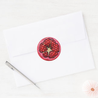 Rond Joli Sticker photo grenade rouge