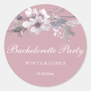 Rond Joli Sticker rose floral Dusty