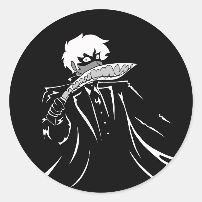 Rond Jonathan Harker, Sticker à cristaux Kukri (Devant)