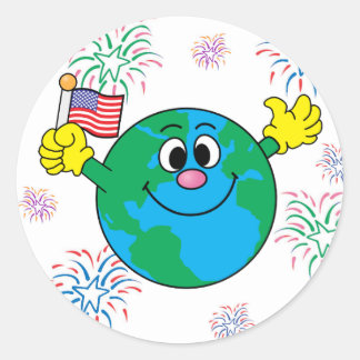 Rond Joy Fireworks Sticker