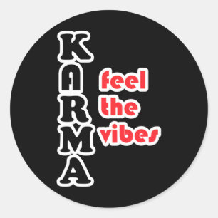 Rond Karma Sentez Le Sticker Vibes