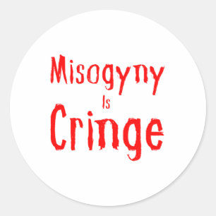 Rond La Misogynie Est Un Sticker À Charnières