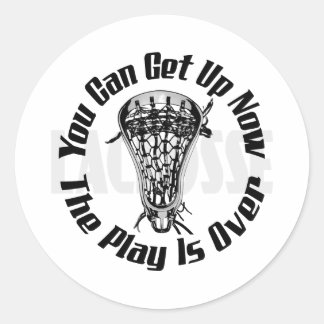 Rond Lacrosse Smack JoueSur Bak Sticker