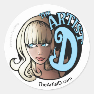 Rond L'artiste D de Daz Girling Sticker