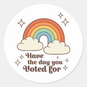 Rond Le Jour Où Vous Avez Voté Pour Sticker