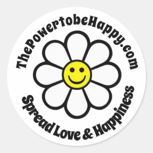 Rond Le pouvoir d'être joyeux Sticker