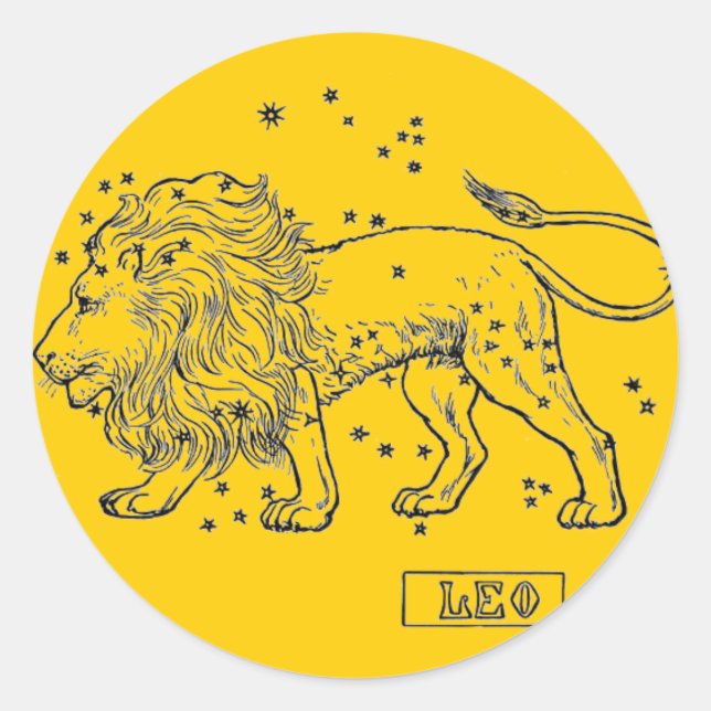 Rond Leo Sticker (Devant)