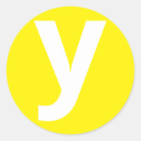 LETTRE Alphabet Sticker 'Y'