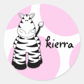 Rond LGC | Pinkie le Sticker Zebra