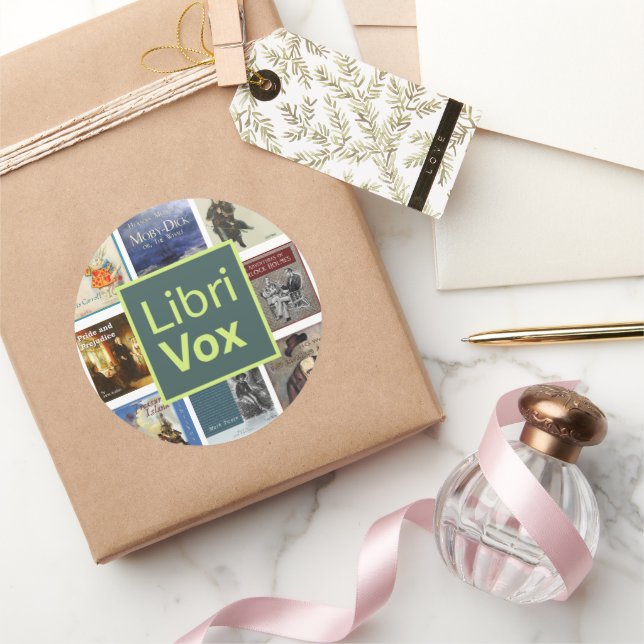 Rond LibriVox Sticker Sheet (Cadeaux)